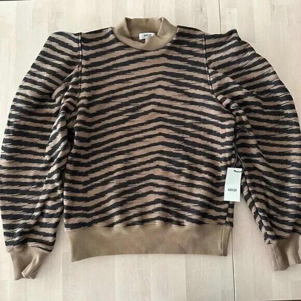 Agolde Sweatshirt‎ Bodysuit Lot Womens S XS Crew Neck Folded Sleeve Sweater Top - Picture 7 of 8